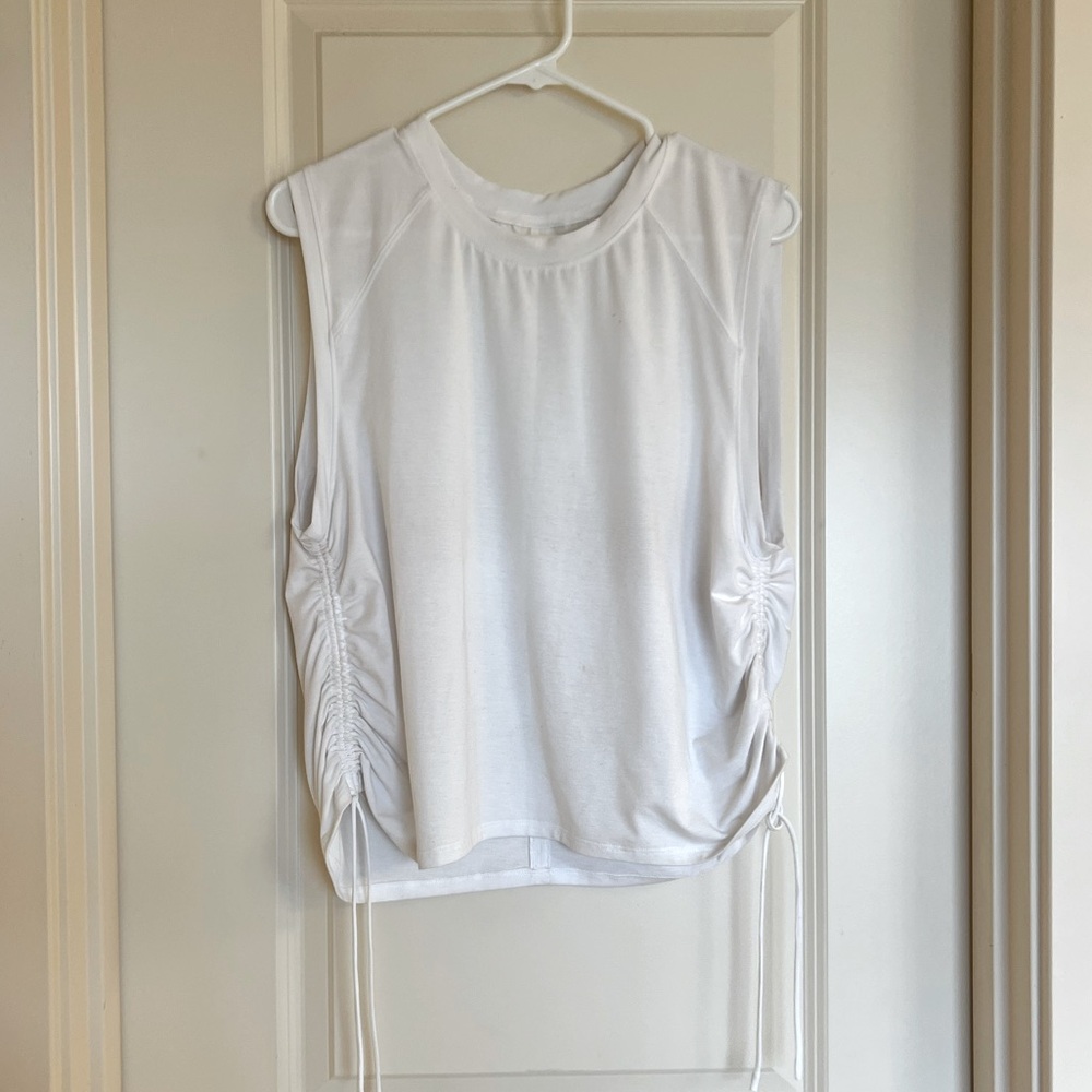 White Sleeveless Women's Top